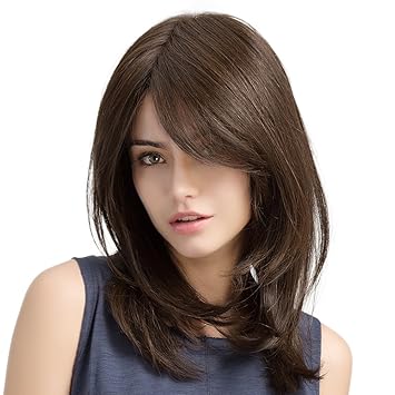Brown Wigs for Women Charming Long Curly Heat Resistant Fibre Synthetic Wig