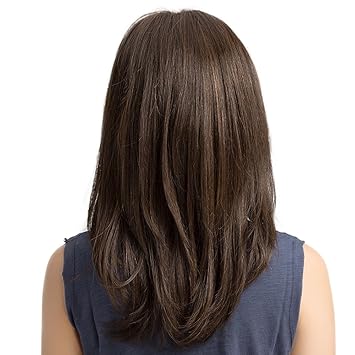 Brown Wigs for Women Charming Long Curly Heat Resistant Fibre Synthetic Wig