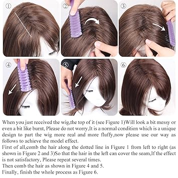 Brown Wigs for Women Charming Long Curly Heat Resistant Fibre Synthetic Wig